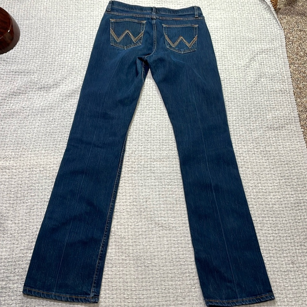 Wrangler Q-Baby No Gap Waistband Denim Jeans WRQ20DD Women’s Size 11/12 x 38 - Picture 4 of 13